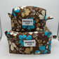 Retro Bloom Quilted Makeup Bag