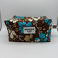 Retro Bloom Quilted Makeup Bag