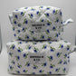 Bluebell Bliss Quilted Makeup Bag