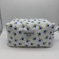 Bluebell Bliss Quilted Makeup Bag