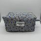 Lavender Meadow Quilted Makeup Bag