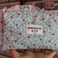 Rosey Meadow Quilted Makeup Bag