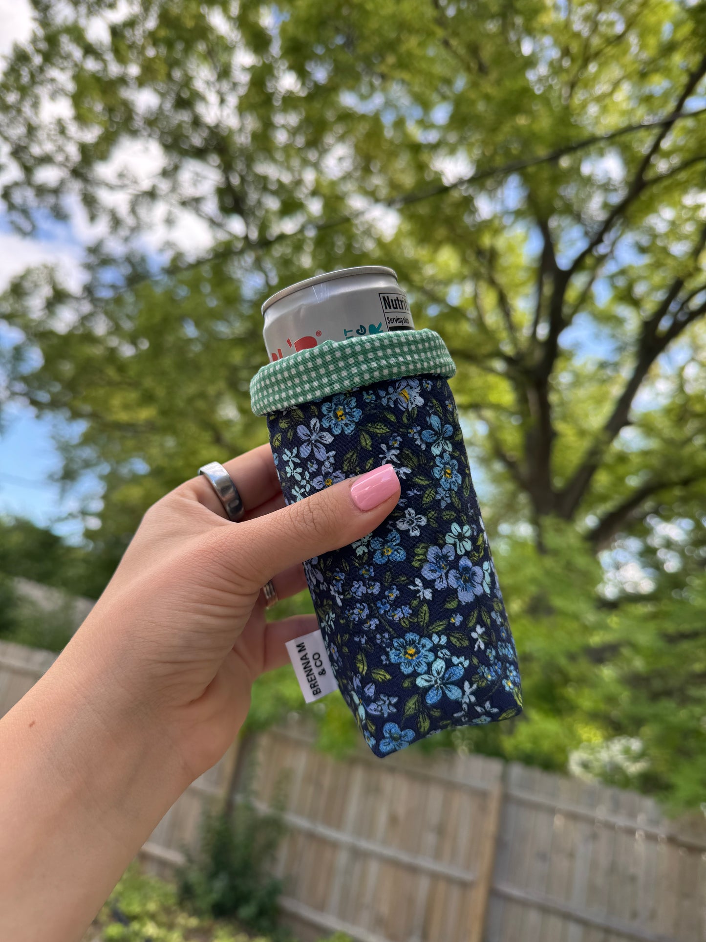 Midnight Bloom Slim Can Sleeve