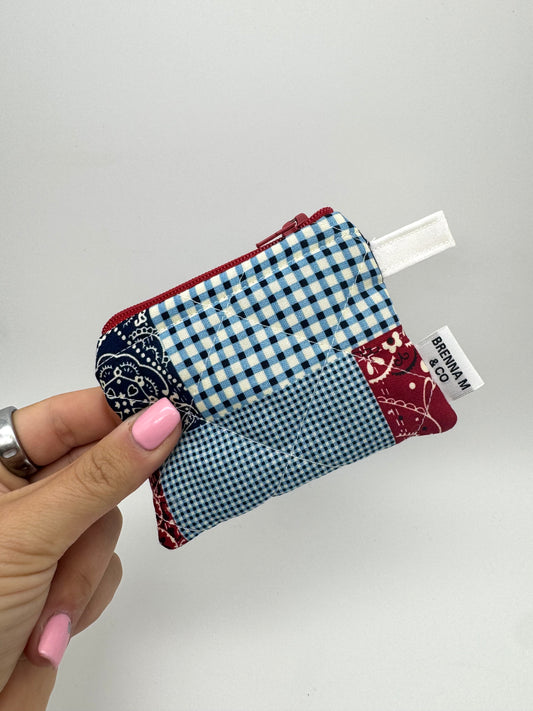 Cowboy Mini Keychain Pouch