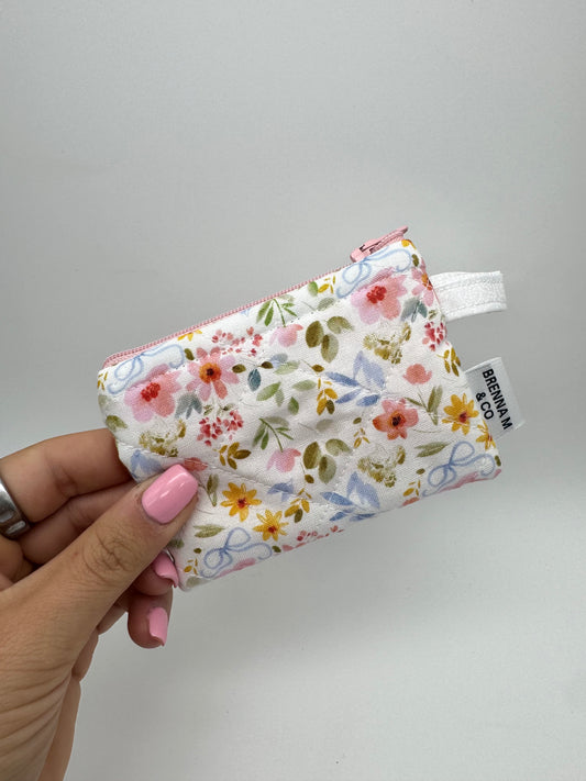 Sweet Meadow Mini Keychain Pouch
