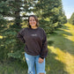 I'm Just Here To Have Fun Embroidered Crewneck