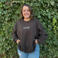 I'm Just Here To Have Fun Embroidered Crewneck