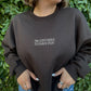 I'm Just Here To Have Fun Embroidered Crewneck