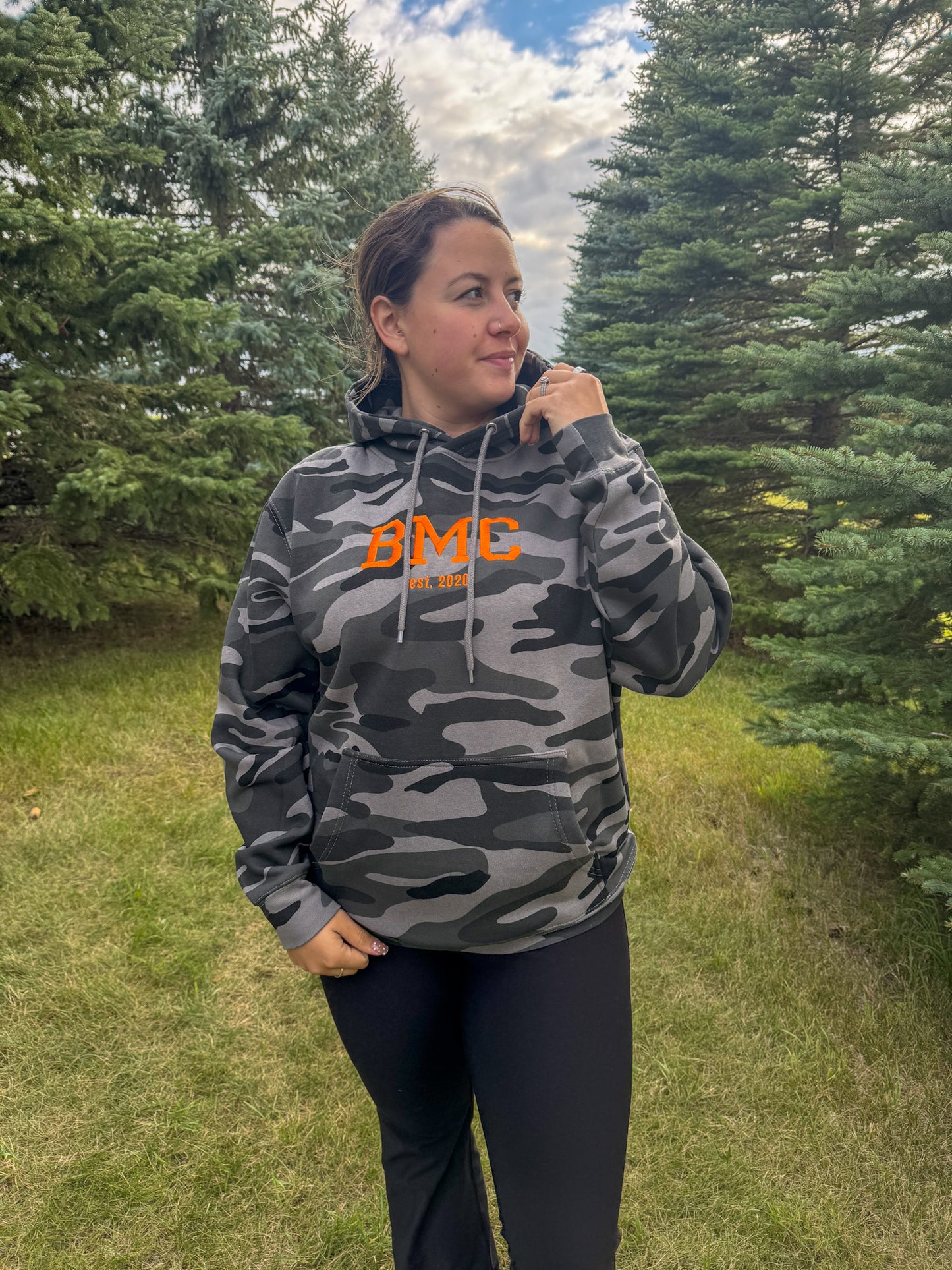 Camo Embroidered BMC Hoodie