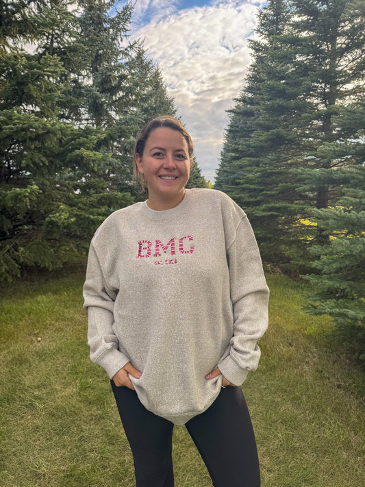 Latte Embroidered BMC Crewneck