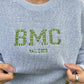 Salt & Pepper Embroidered BMC Crewneck
