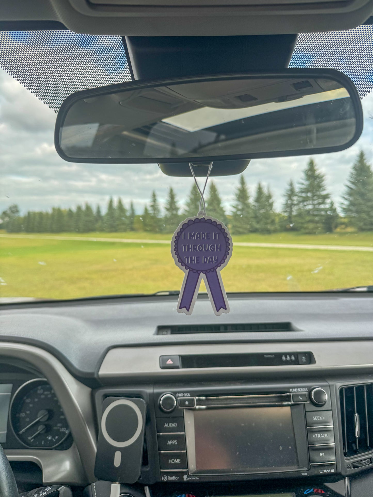 I Made It Through The Day Car Air Freshener