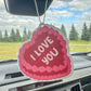 I Love You Cake Car Air Freshener