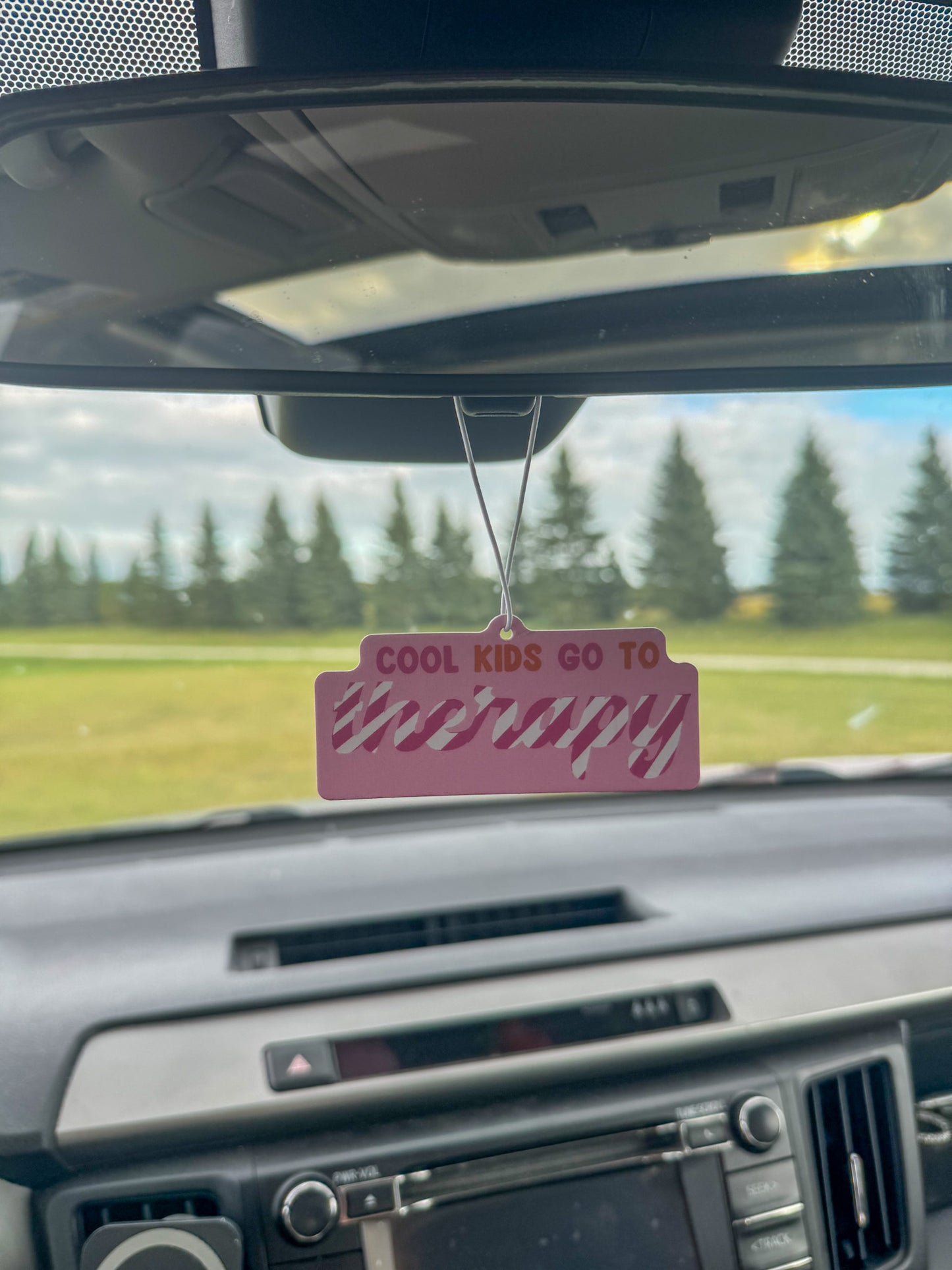 Cool Kids Go To Therapy Car Air Freshener
