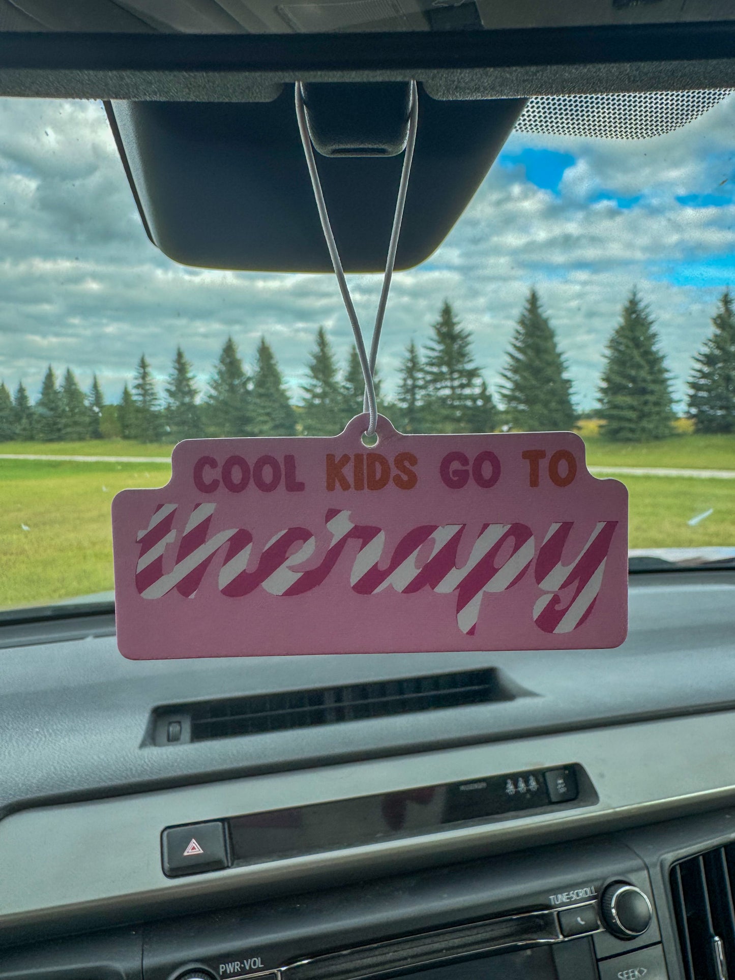 Cool Kids Go To Therapy Car Air Freshener