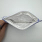 Mini Purple & Blue Gingham Quilted Zipper Pouch