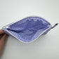 Mini Purple & White Flowers Zipper Pouch
