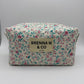 Pink Marigold Quilted Pouch