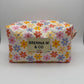 Vibrant Floral Quilted Pouch