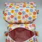 Vibrant Floral Quilted Pouch