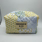 Yellow & Blue Picnic Quilted Pouch