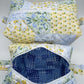 Yellow & Blue Picnic Quilted Pouch