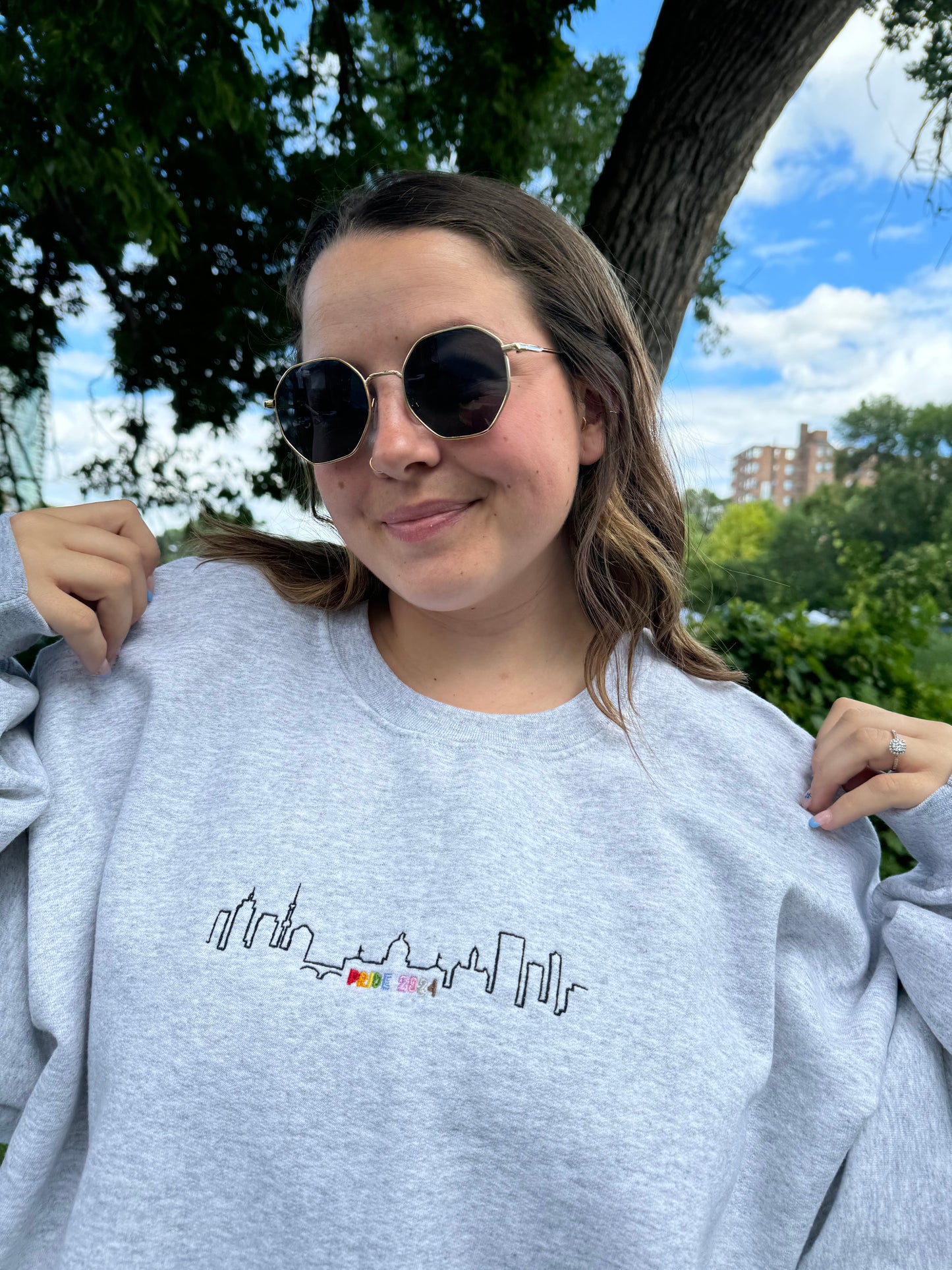 Pride Minneapolis Skyline Crewneck