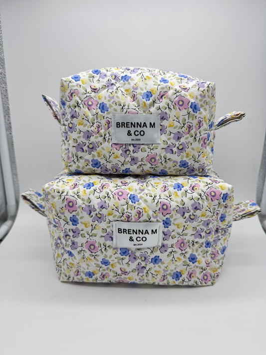 The Meadow Quilted Makeup Bag