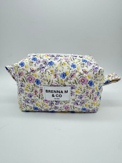 The Meadow Quilted Makeup Bag