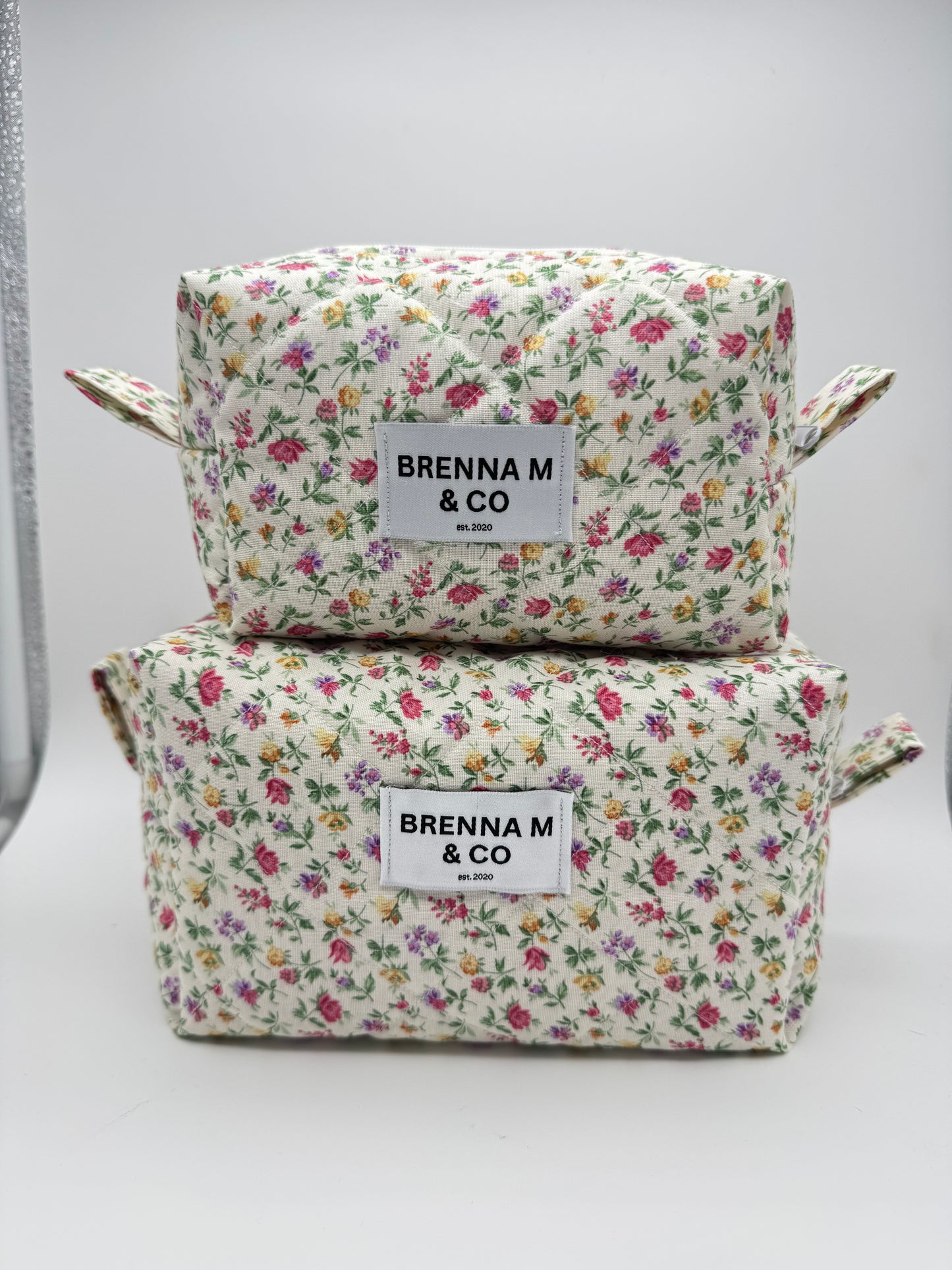 Blossom Quilted Makeup Bag
