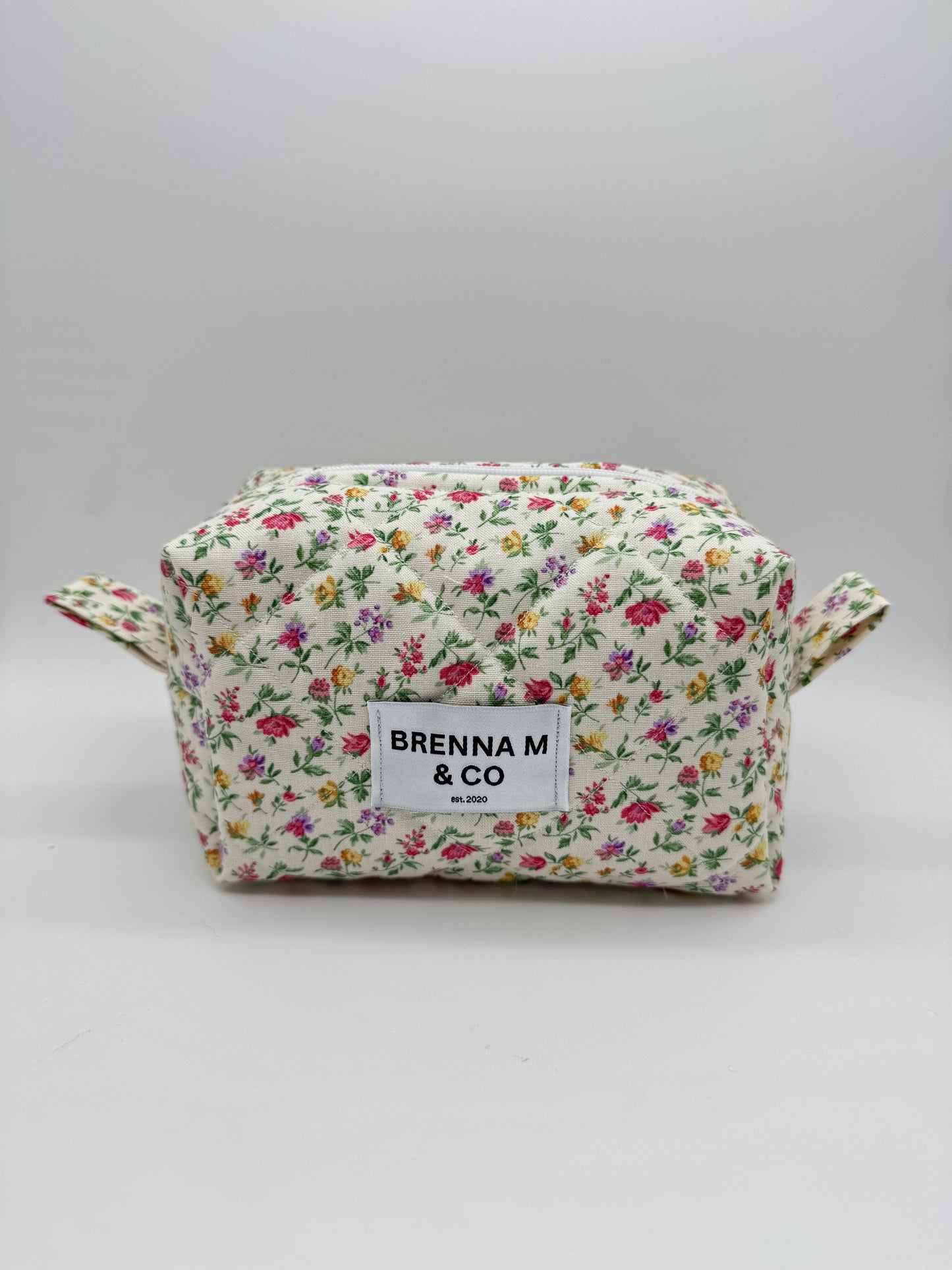 Blossom Quilted Makeup Bag