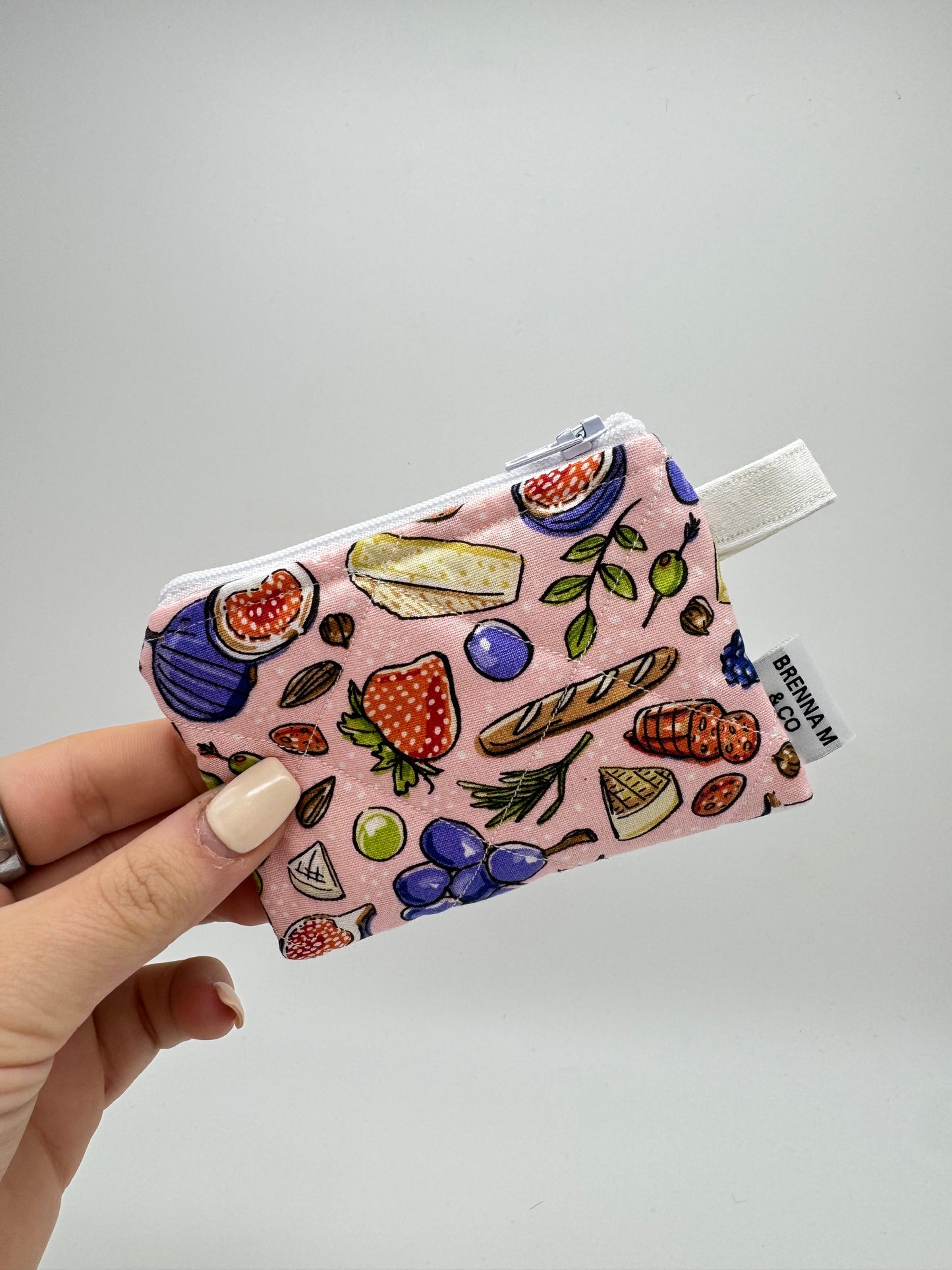 Charcuterie Board Mini Keychain Pouch