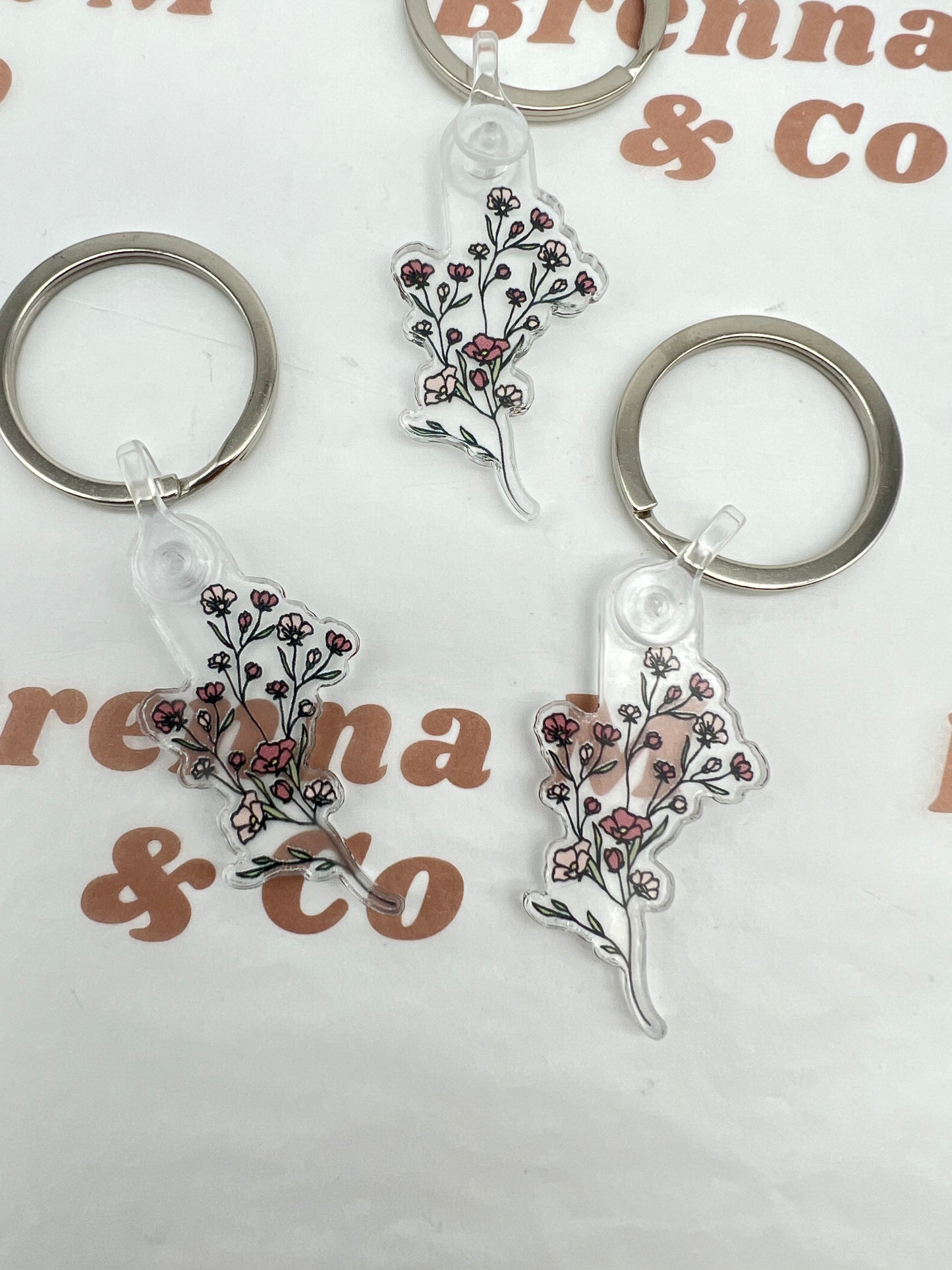 Flower Bouquet Keychain