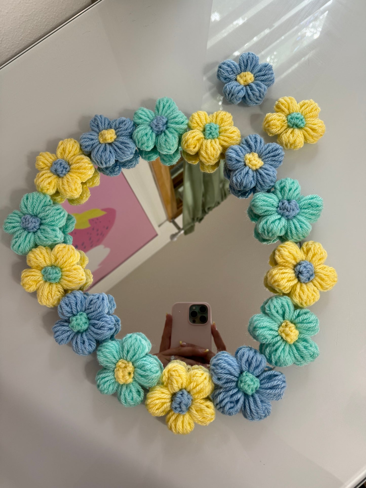 Puff Flower Mirror Kits