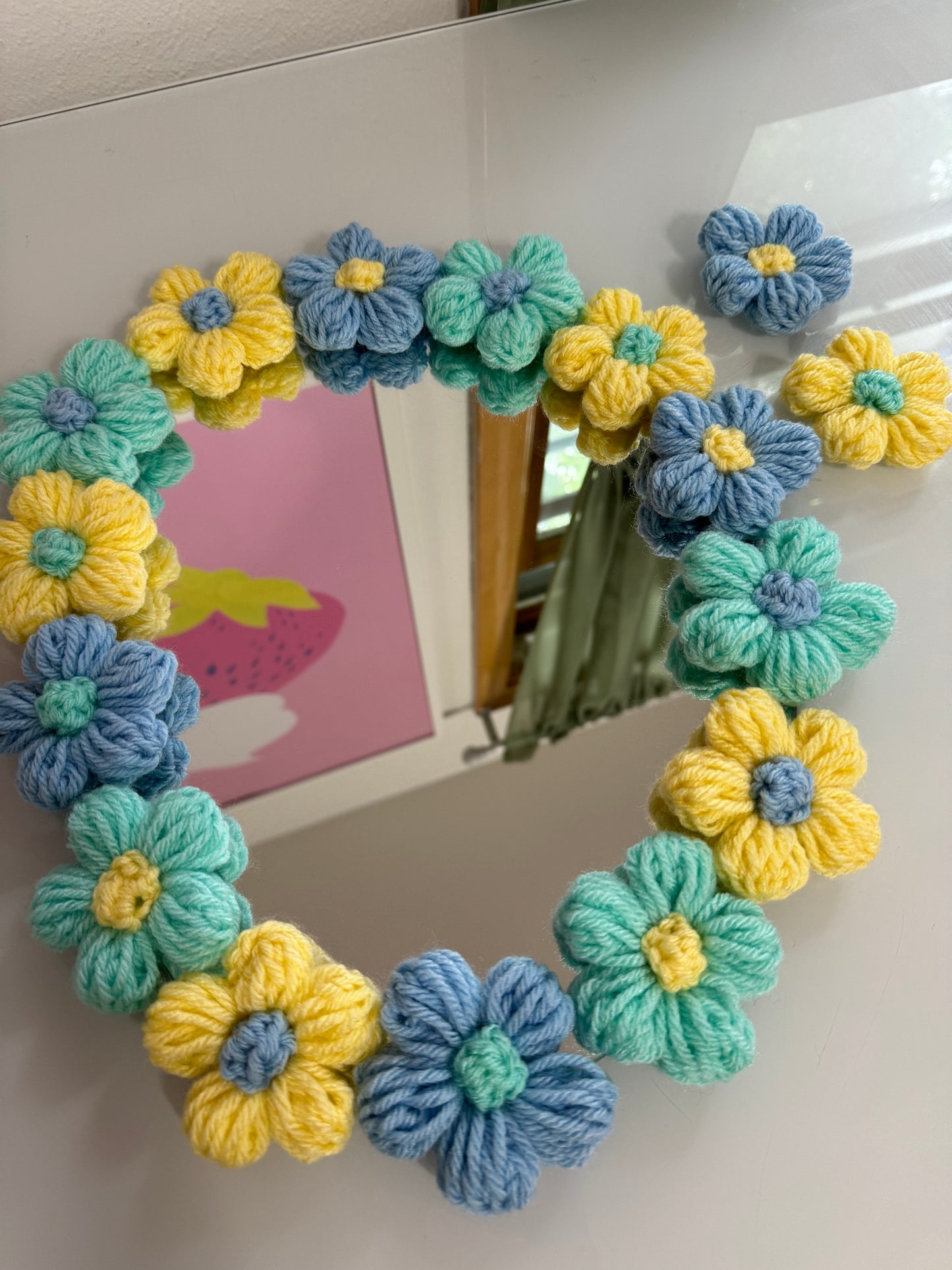 Puff Flower Mirror Kits