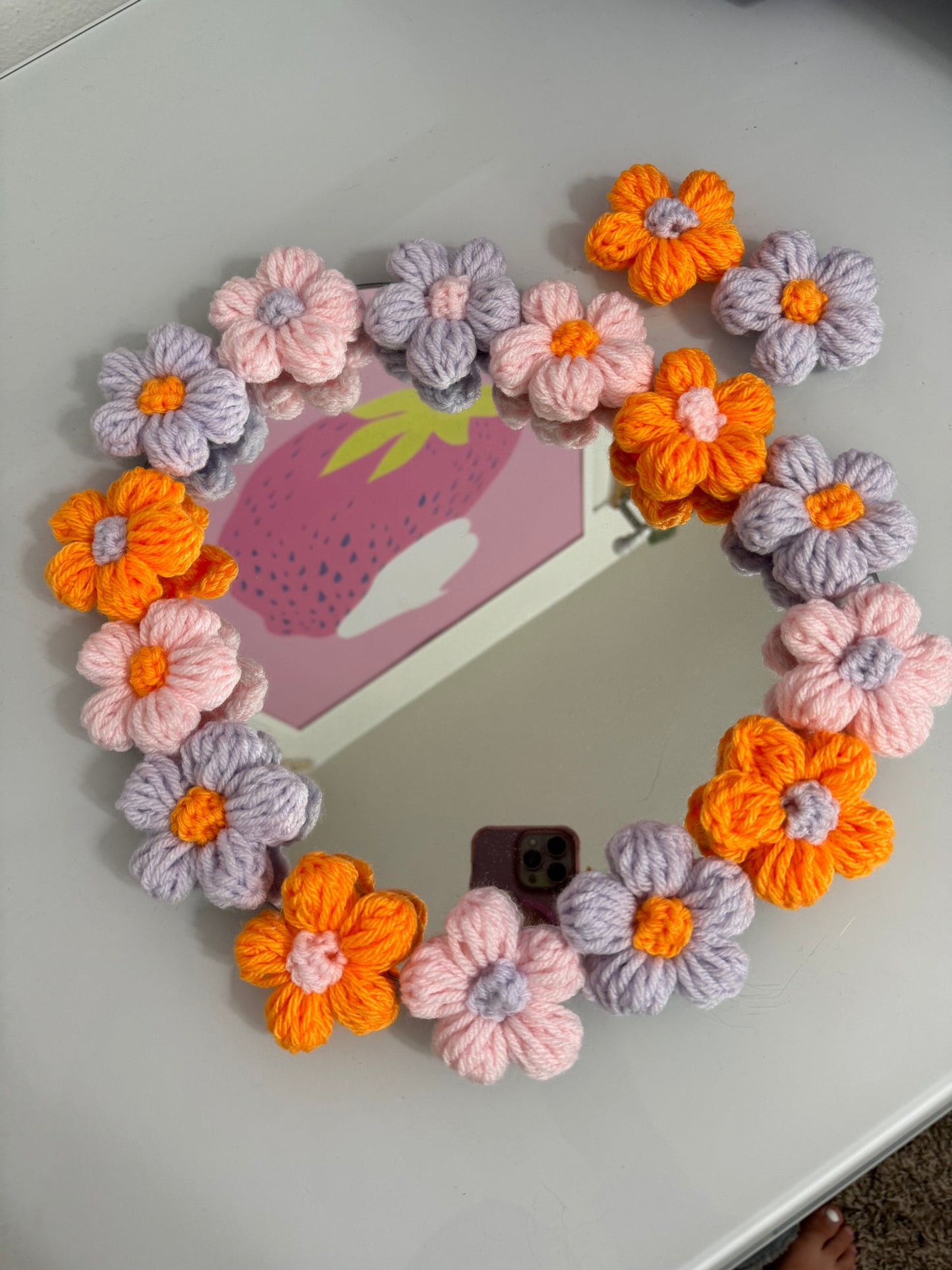 Puff Flower Mirror Kits