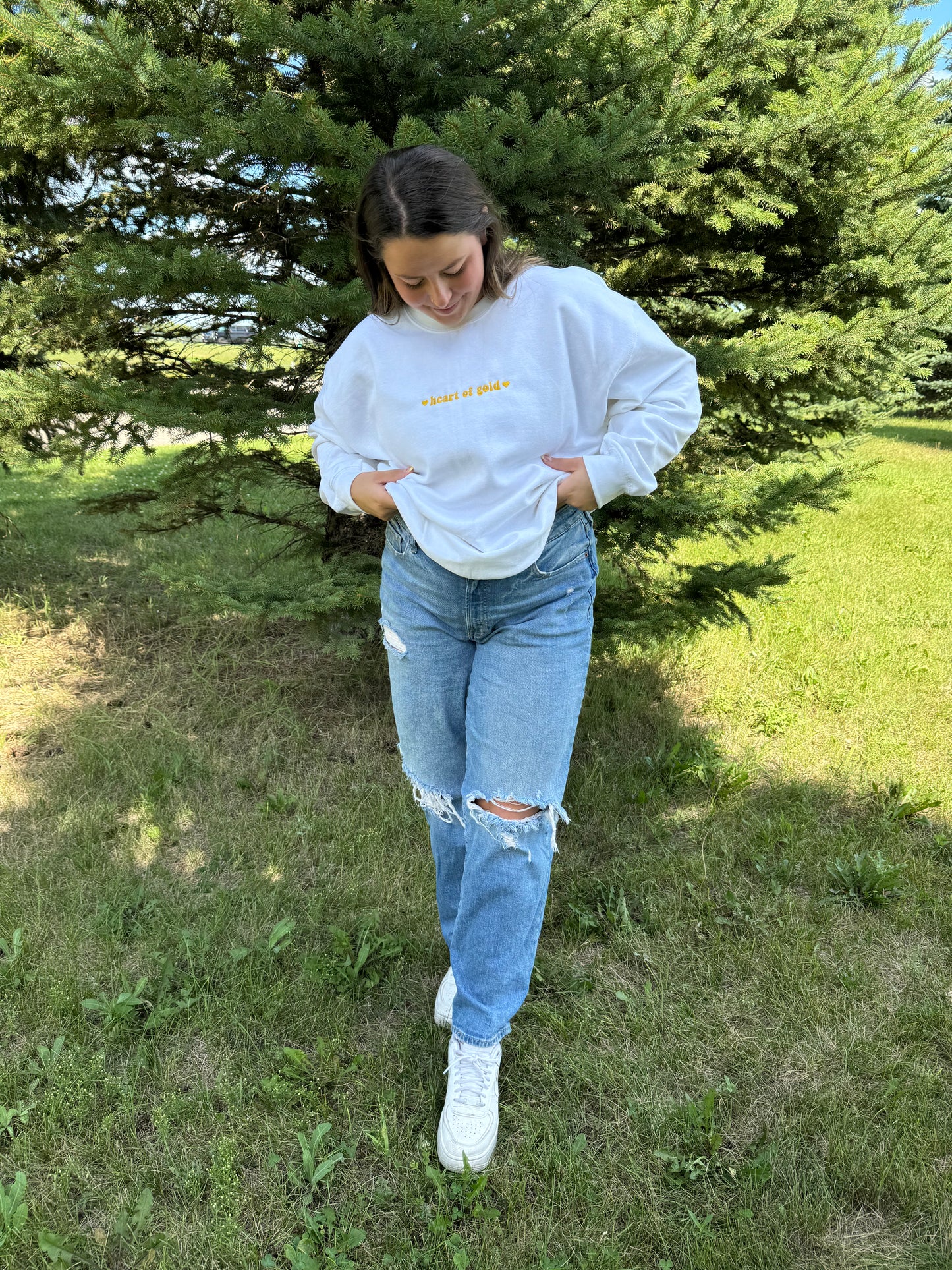 Heart of Gold Crewneck