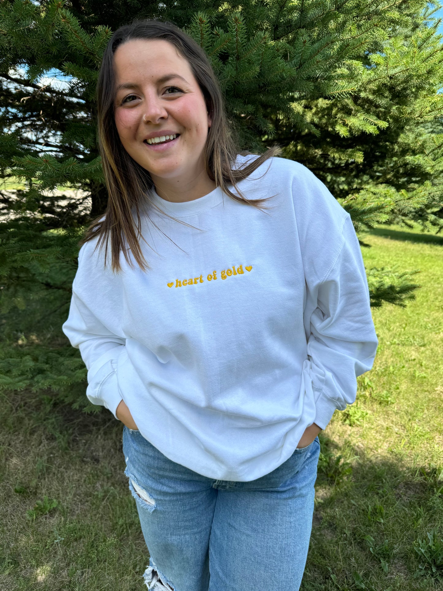 Heart of Gold Crewneck