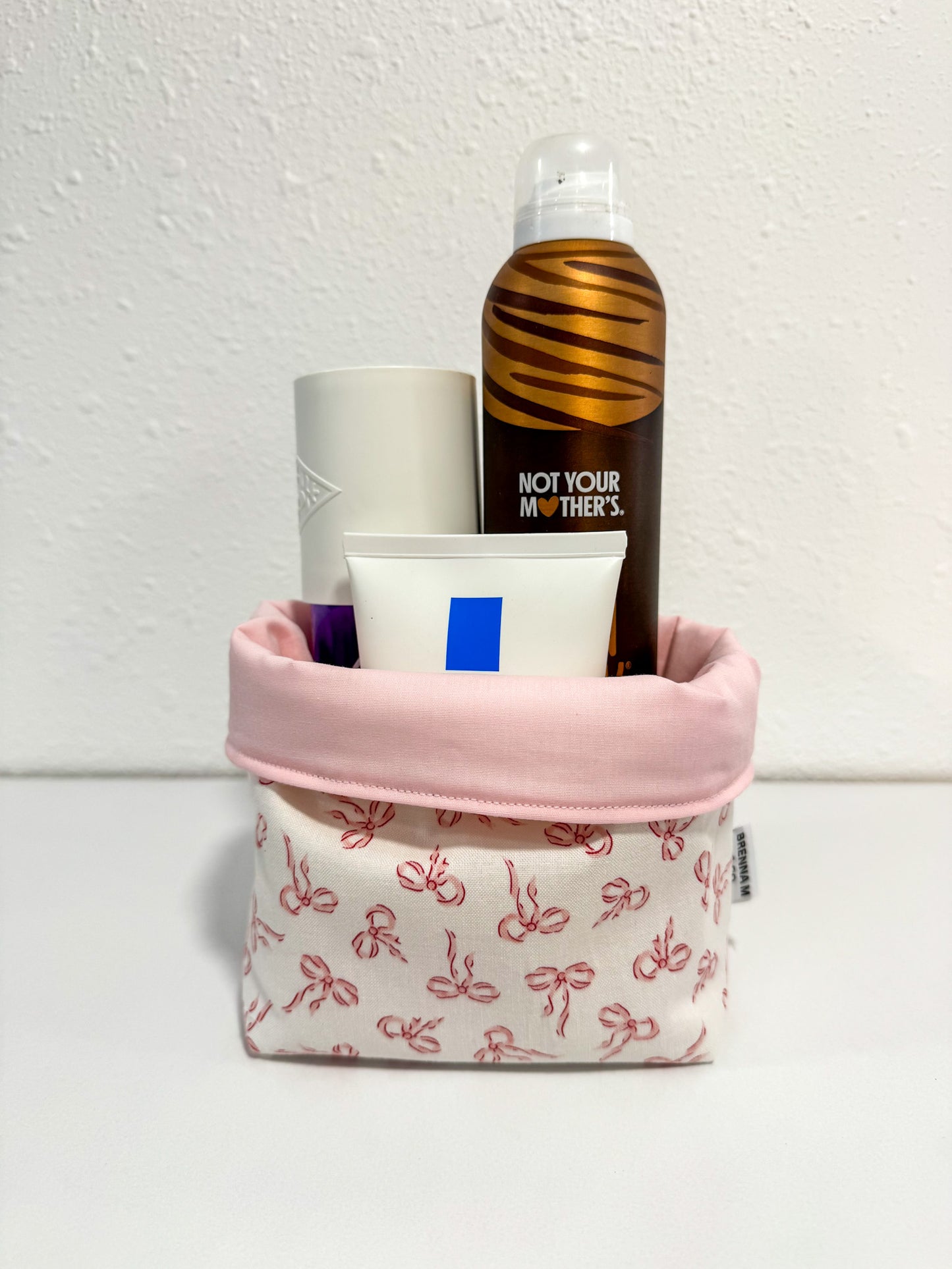 Mini Pink Bow Bubble Bucket