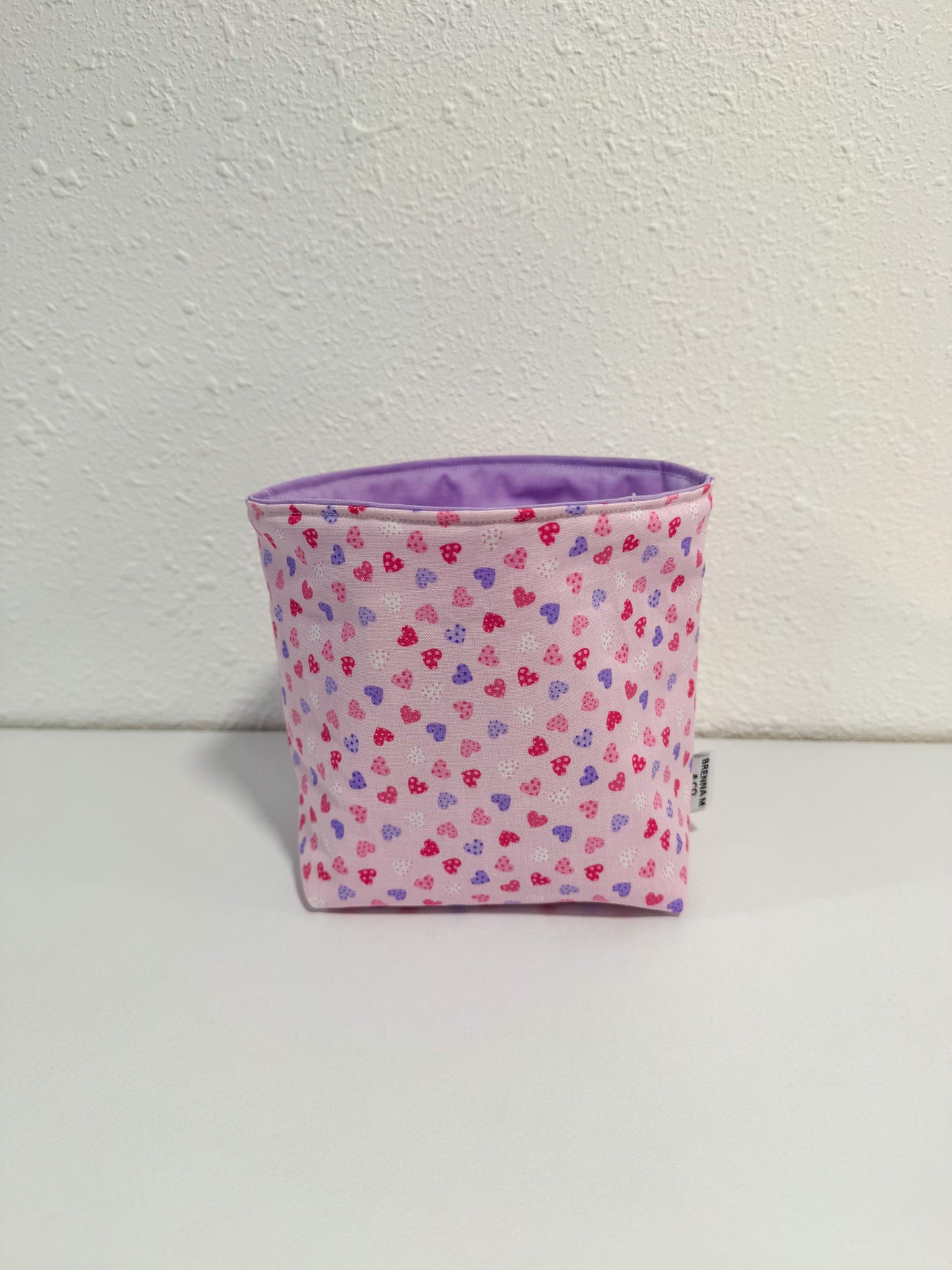 Pink & Purple Hearts Bubble Bucket
