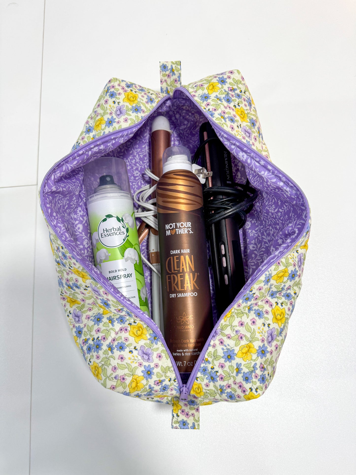 Vintage Floral Hot Tools Bag