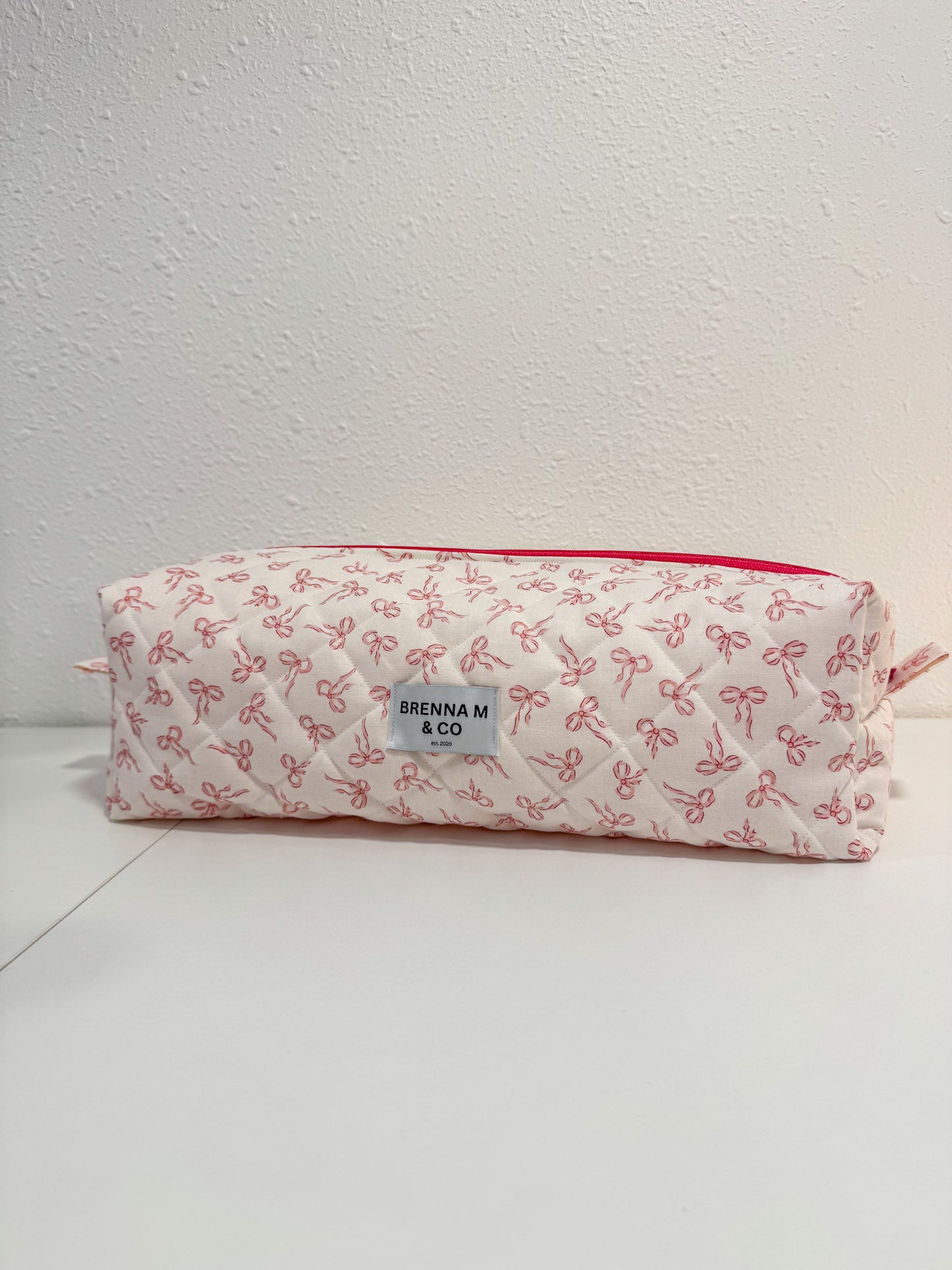 Mini Pink Bows Hot Tools Bag