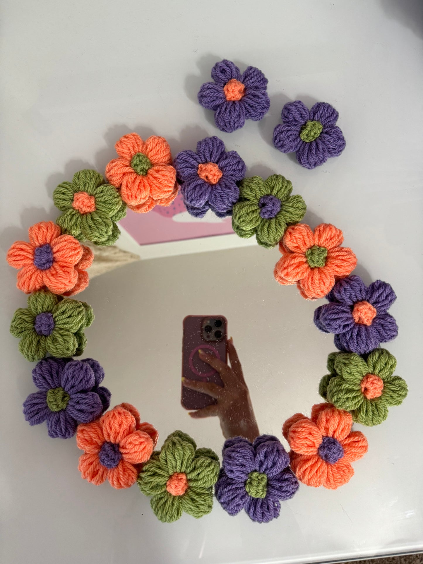 Puff Flower Mirror Kits