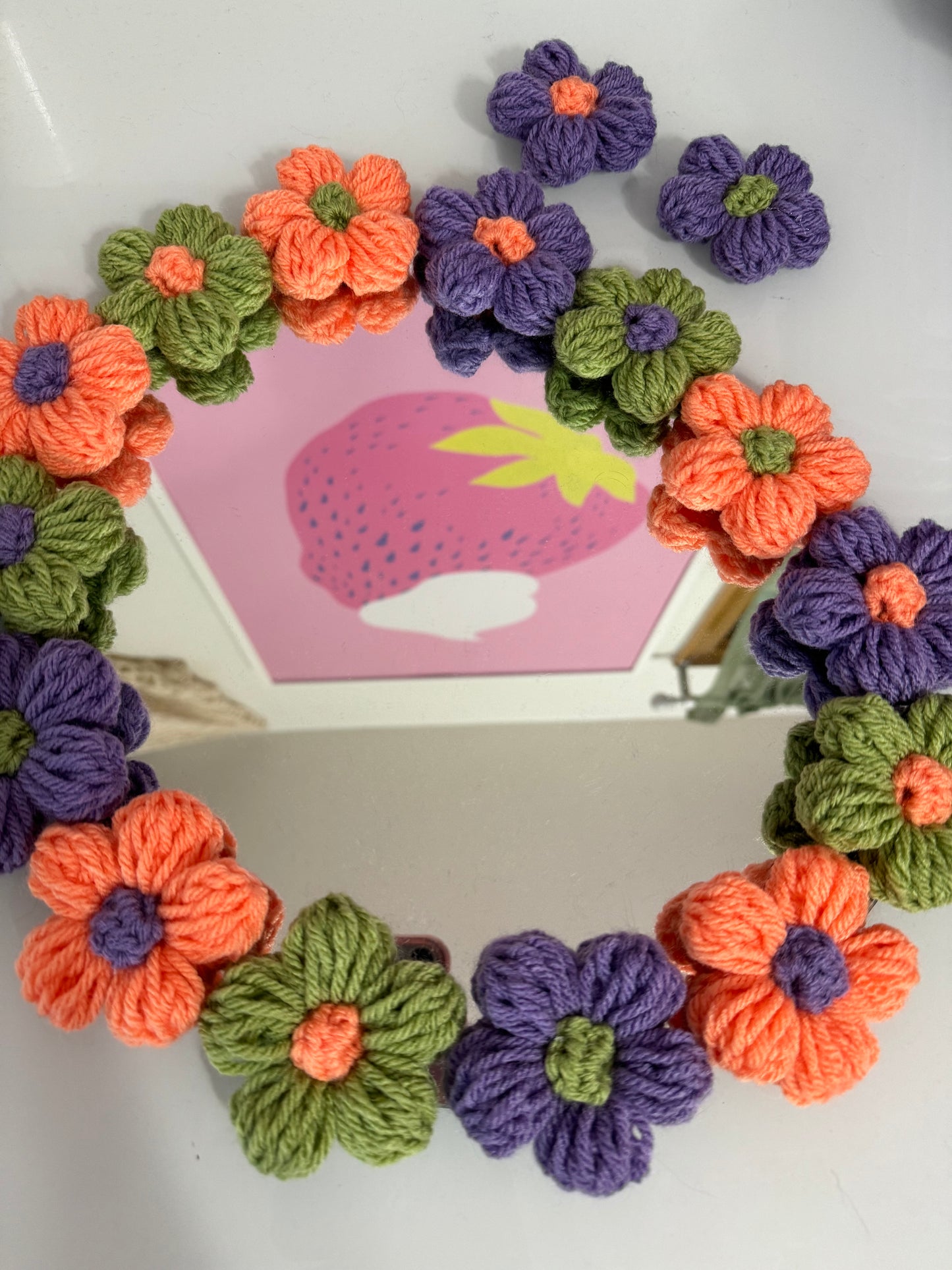 Puff Flower Mirror Kits