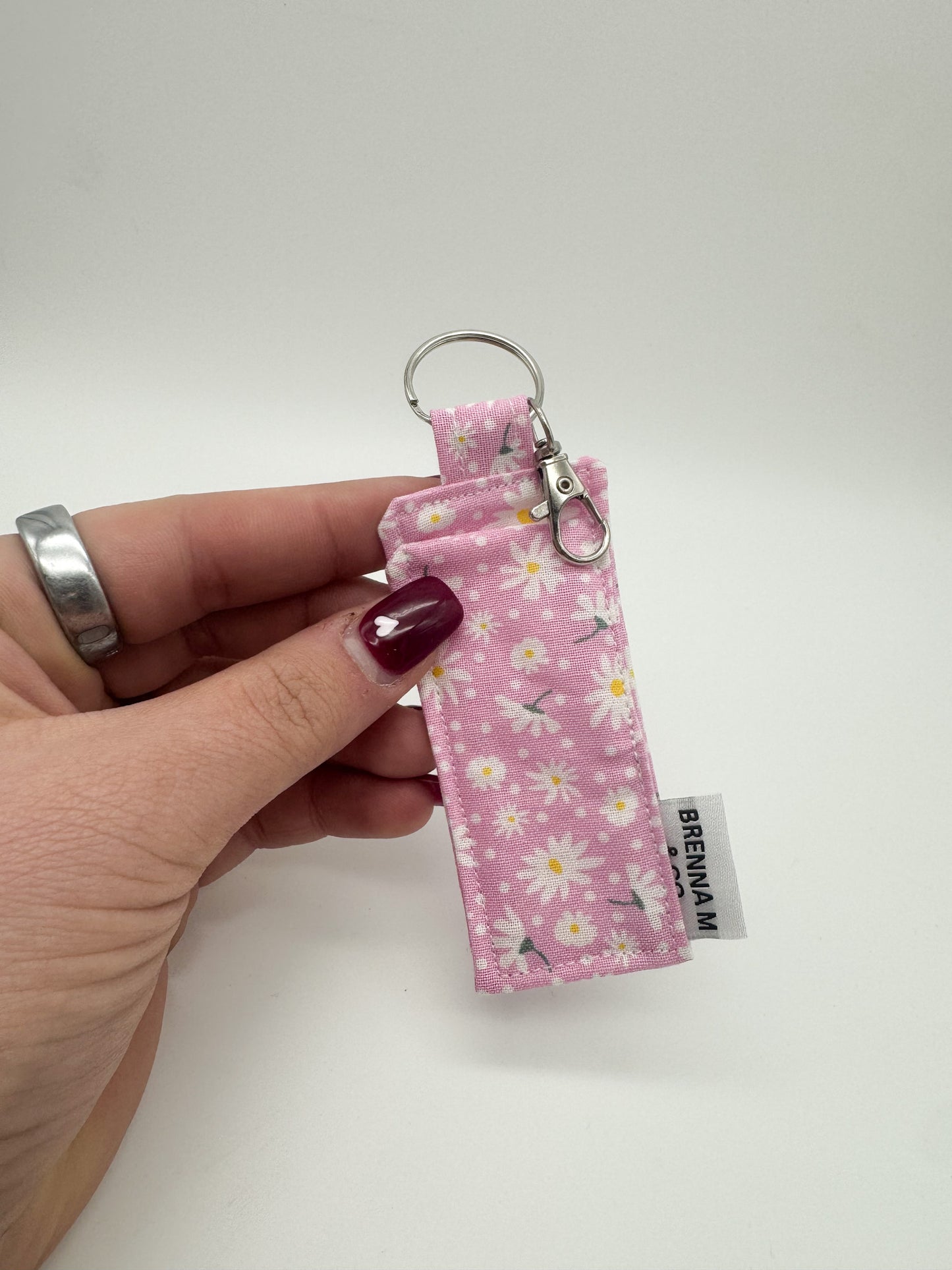 Pink Daisy Lip Balm Holder