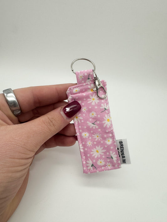 Pink Daisy Lip Balm Holder