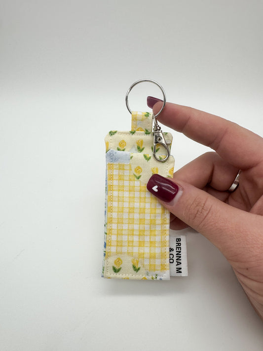 Yellow & Blue Picnic Lip Balm Holder