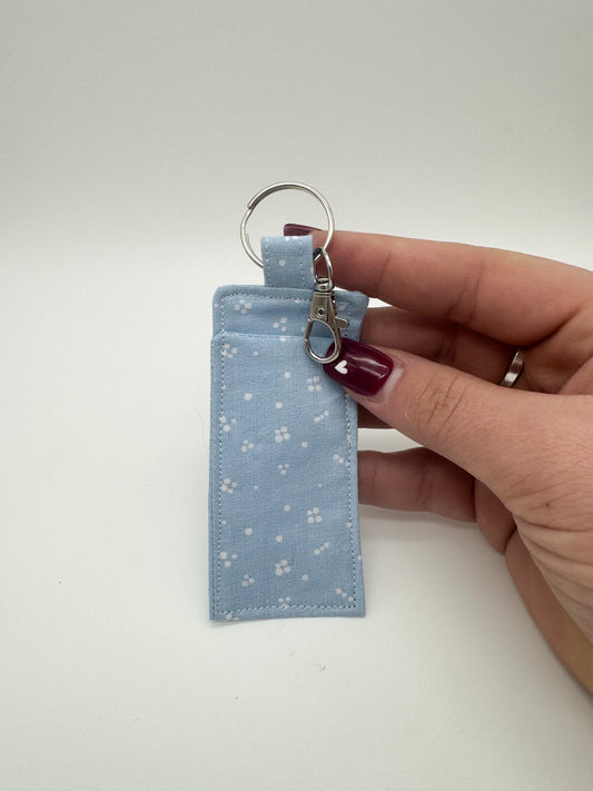 Blue & White Dots Lip Balm Holder