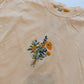 Poppy Flower Embroidered T-shirt