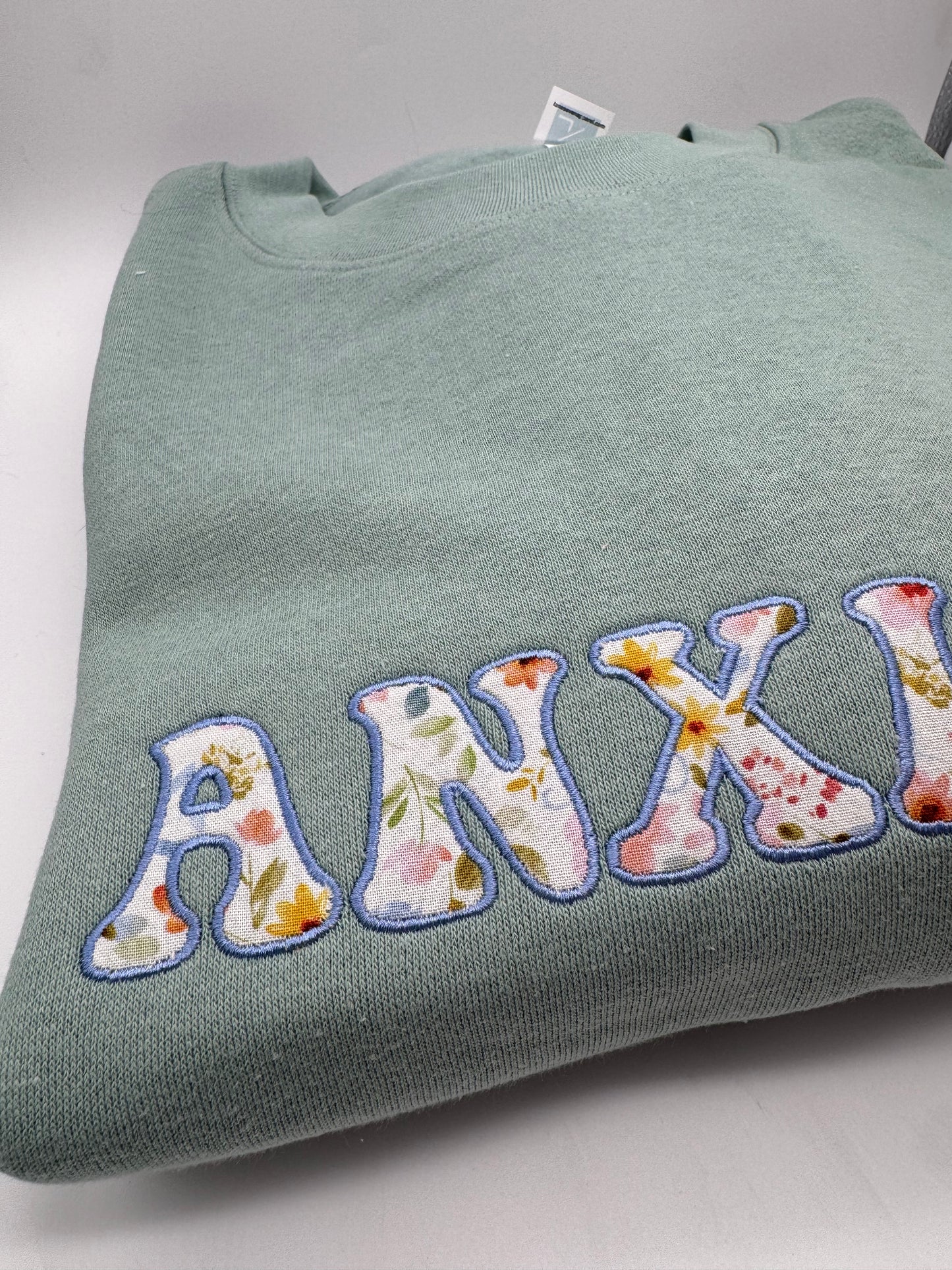 Custom Anxious Crewneck Sweatshirt